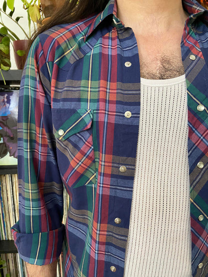 Vintage 1980s Lee Riders Western Shirt