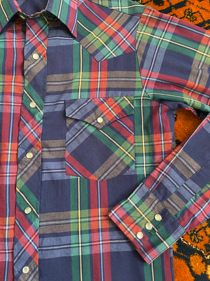 Vintage 1980s Lee Riders Western Shirt