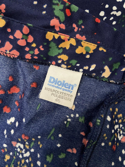 Vintage 1970s Navy Print Sundress