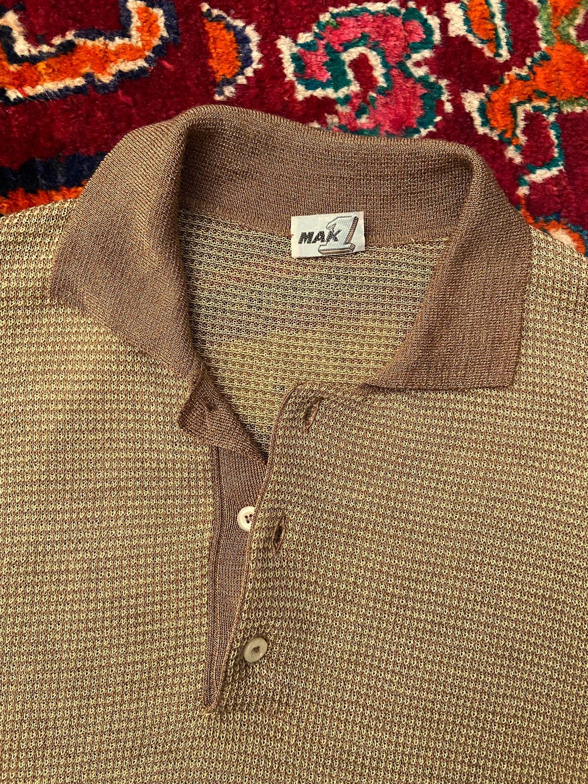 Vintage 1970s Beige Knit Sweatshirt