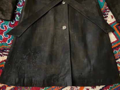 Vintage 1970s Brown Belted Penny Lane Coat