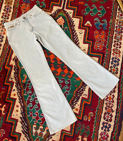 Wrangler Pale Blue Flared Jeans W30
