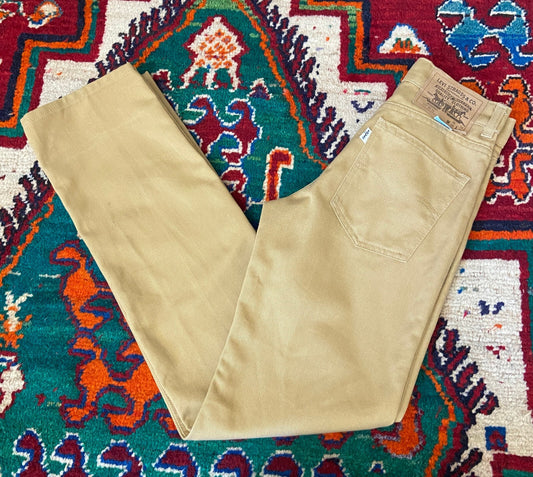 Vintage 1980s Levis Beige Student Jeans W25