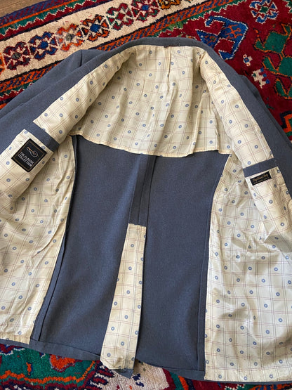 Vintage 1970s Grey Sears Blazer Jacket