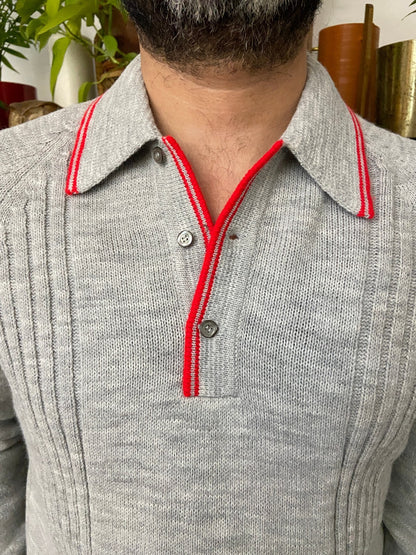 Vintage 1970s Italian Collared Jumper