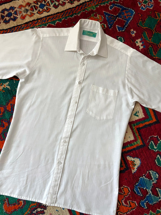 Vintage 1980s White Canda Shirt