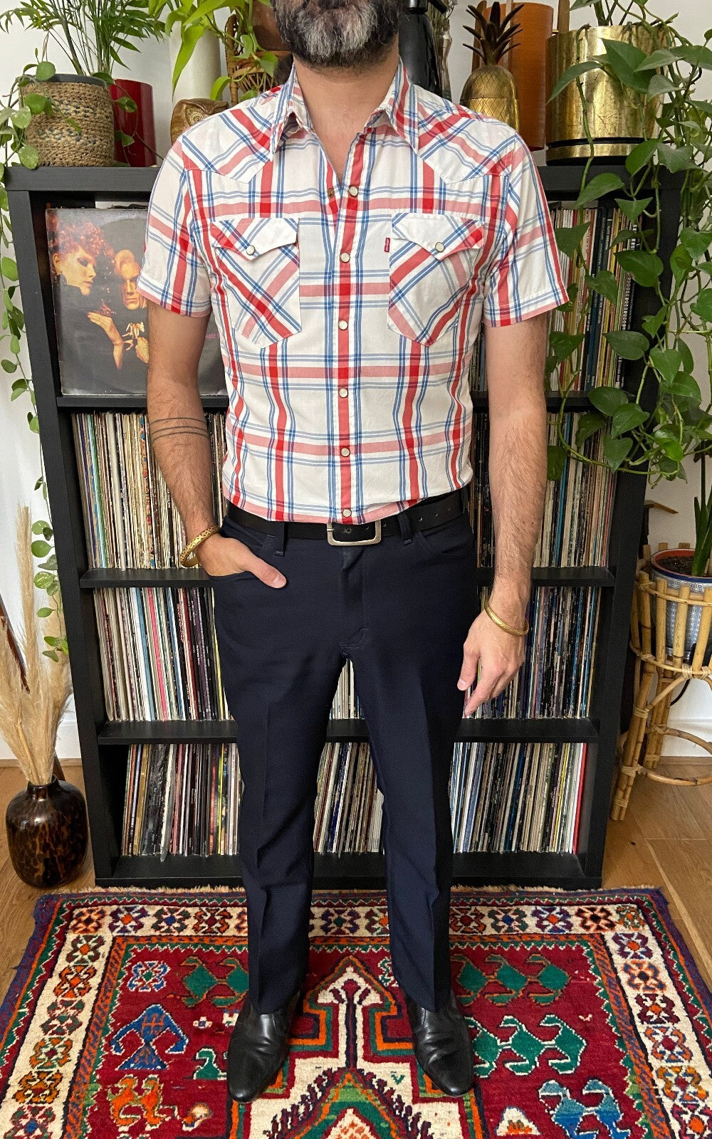 Vintage Y2K Levi's Short Sleeved Western