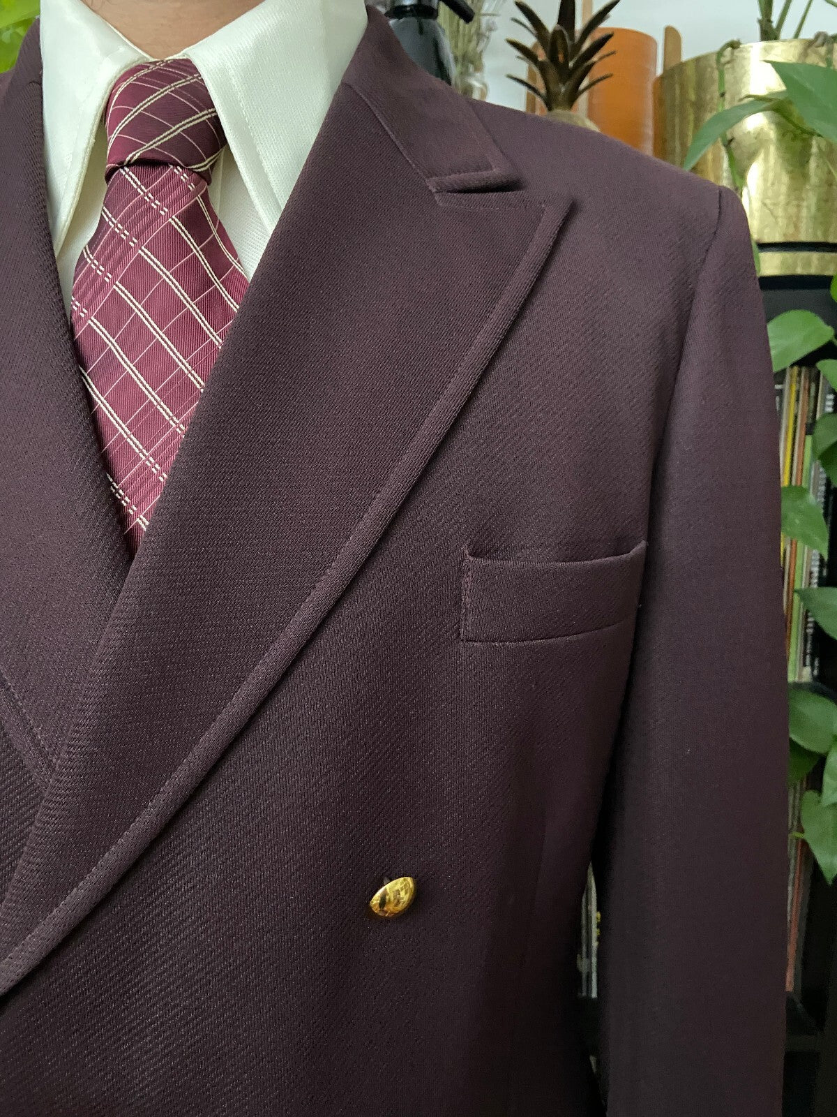 Vintage 1960s Peak Collar Blazer Jacket