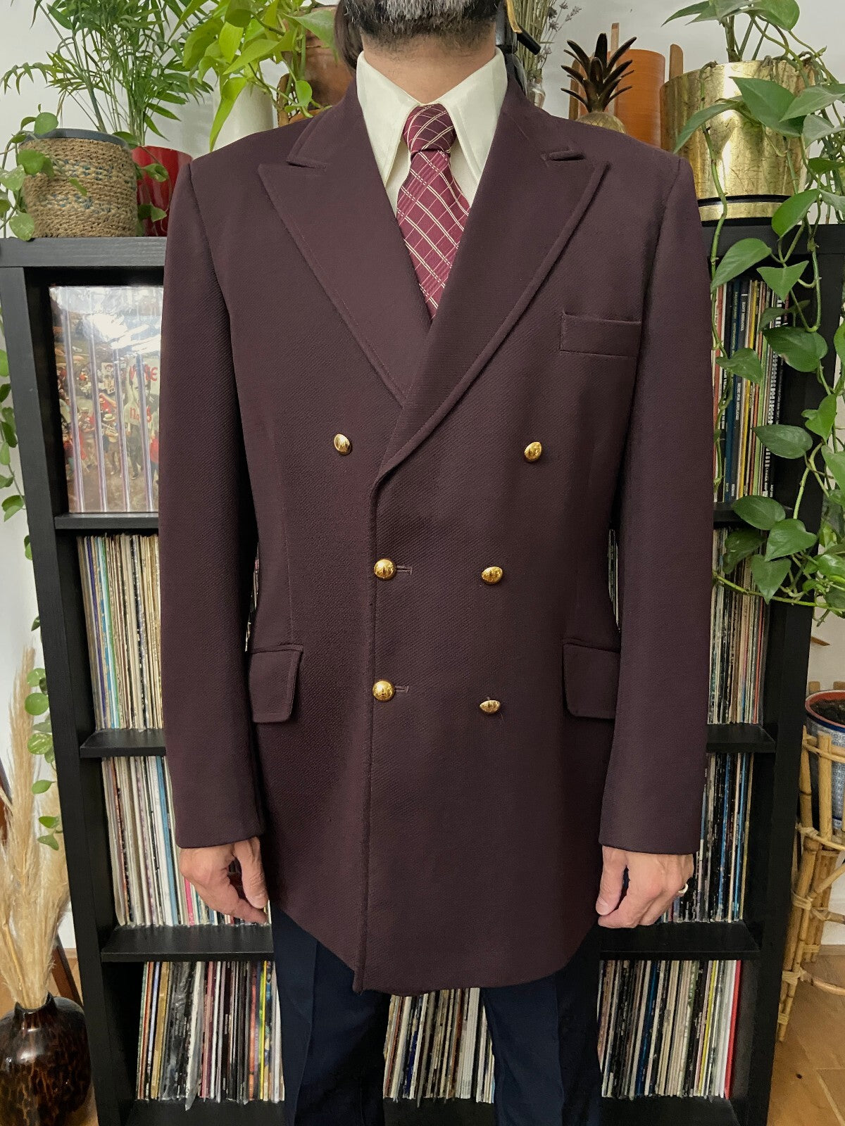 Vintage 1960s Peak Collar Blazer Jacket