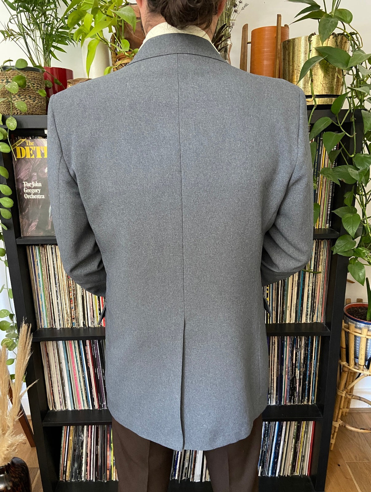 Vintage 1970s Grey Sears Blazer Jacket