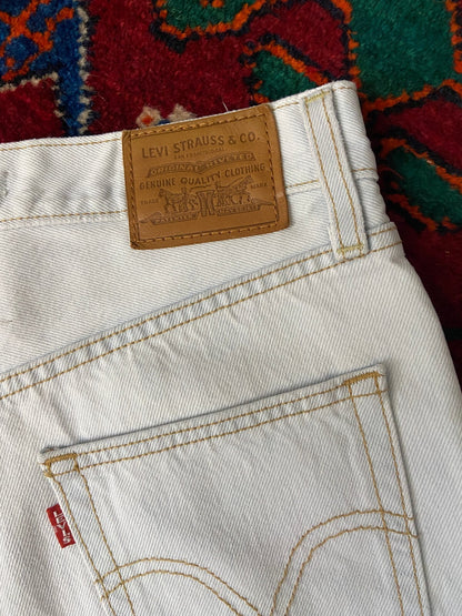 Levi's Pale Blue Ribcage Wide Leg Jeans W29