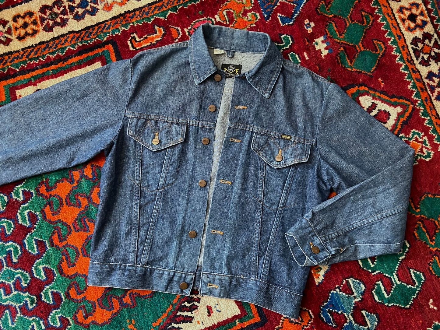Vintage 1970s Maverick Blue Bell Denim Jacket