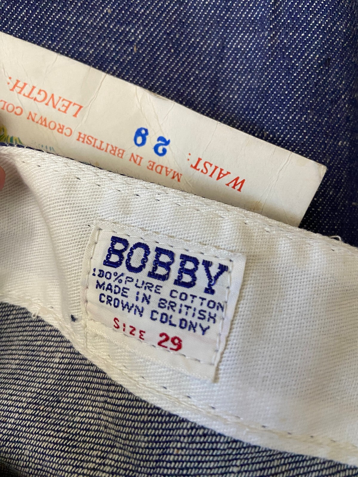 Vintage 1960s Bobby Ranch Jeans W29 / L29-31.5"