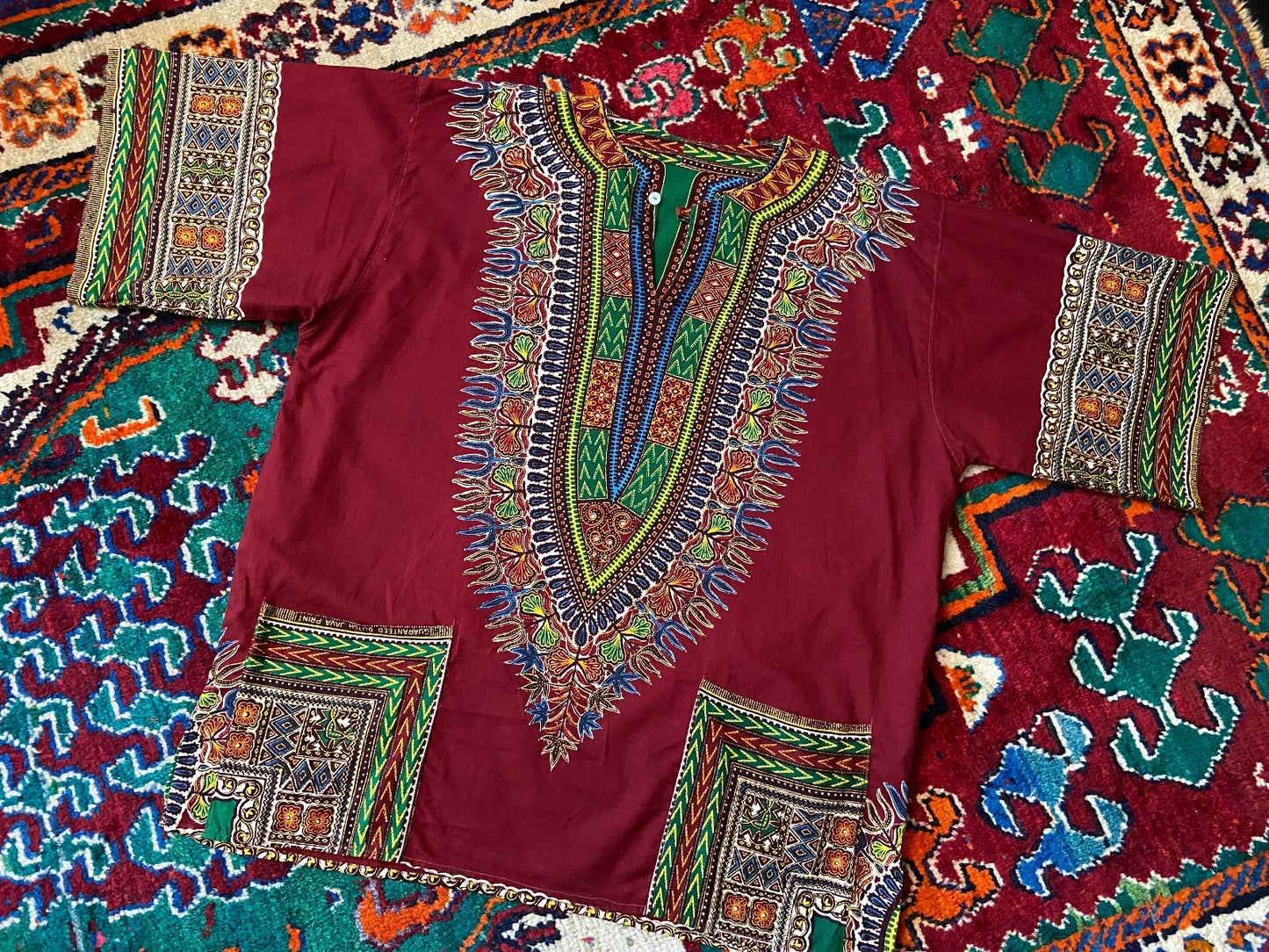 Vintage Dutch Java Print Dashiki