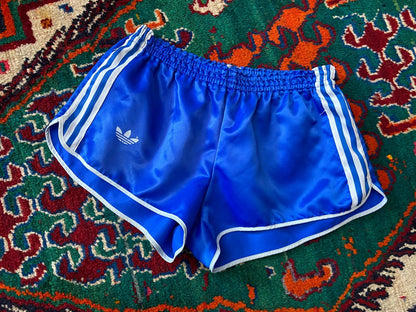 Vintage 1980s Blue Adidas Sprinter Shorts