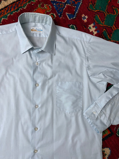 Vintage 1970s Baby Blue Shirt