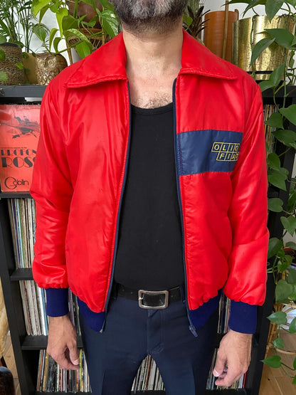 Vintage 1980s Benning Olio Fiat Puffer Jacket
