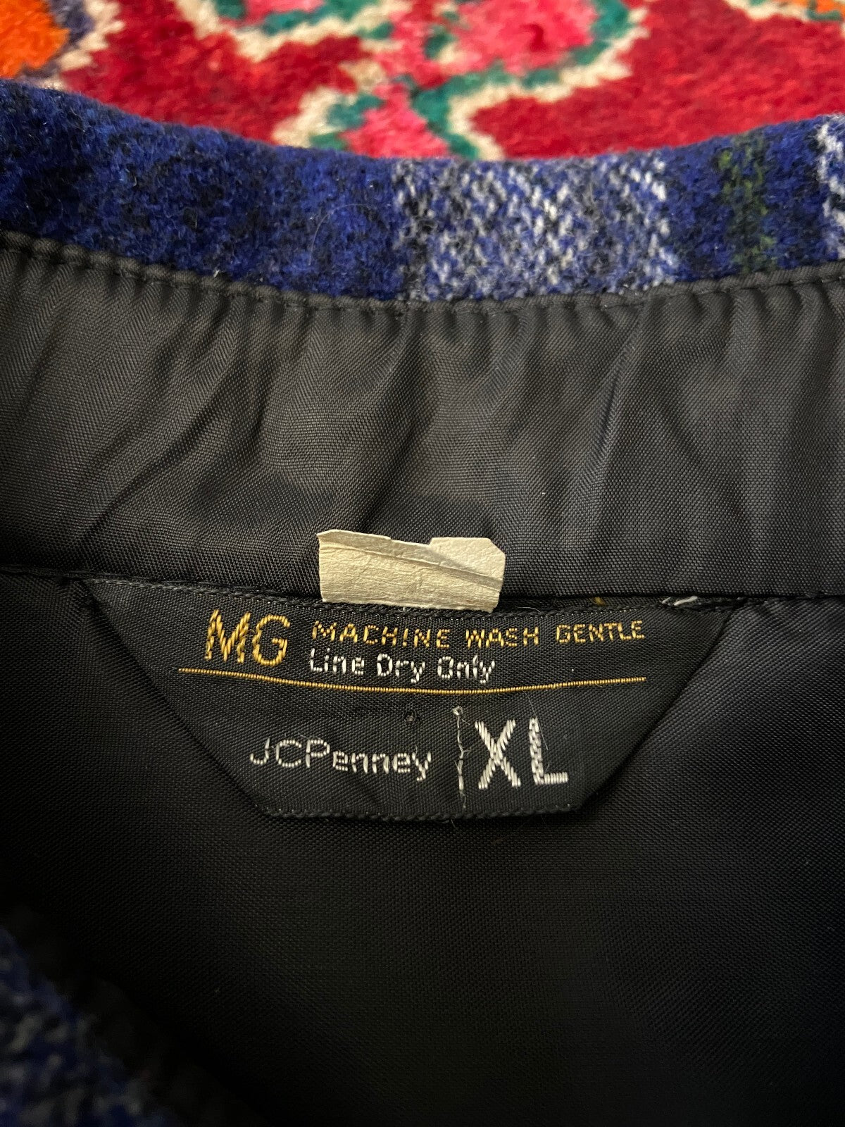 Vintage 1970s Deadstock JCPenney Plaid Shacket