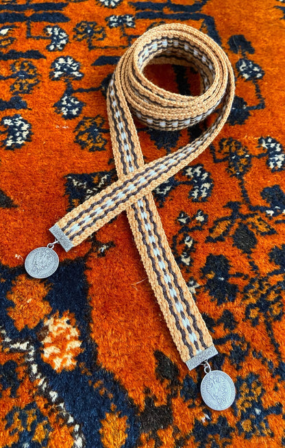 Vintage 1970s Bavarian Coin Belt