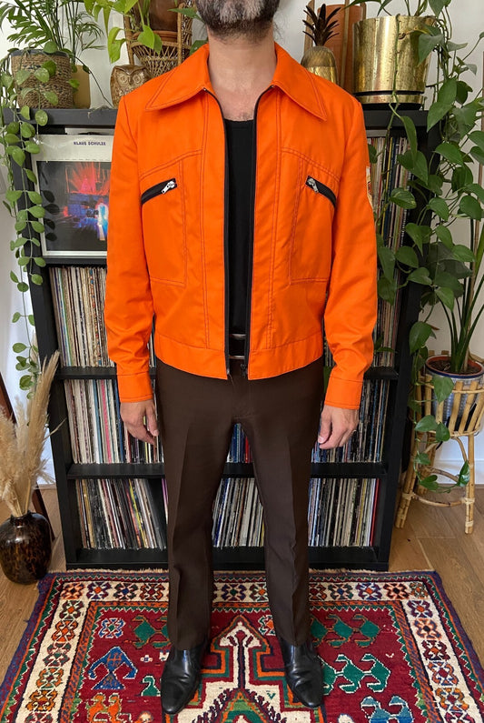 Vintage Orange 1977 DTSB Sports Jacket