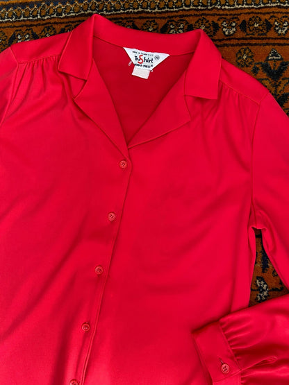 Vintage 1970s Red Perma-Prest Shirt