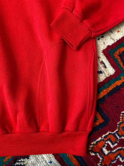 Vintage 1970s Red Sports Sweater