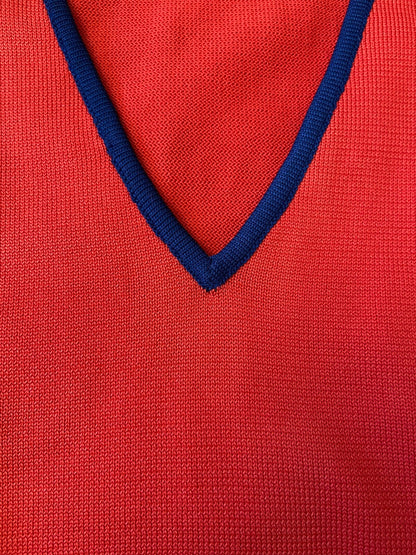 Vintage 1970s Red Vest Top