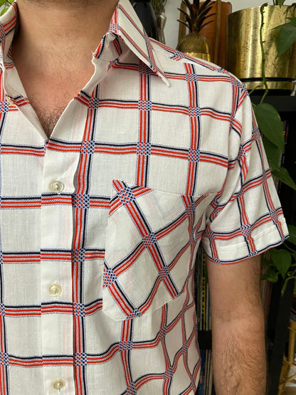 Vintage 1970s Patterned Deadstock Shirt