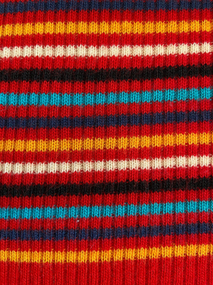 Vintage 1970s Red Striped Vest
