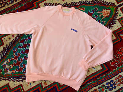 Vintage 1980s Pink Wrangler Sweatshirt