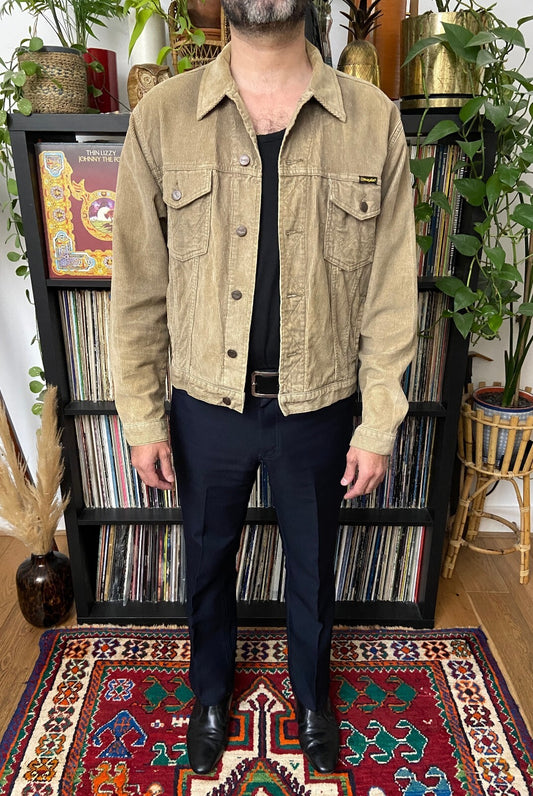 Vintage 90s Wrangler Corduroy Trucker Jacket