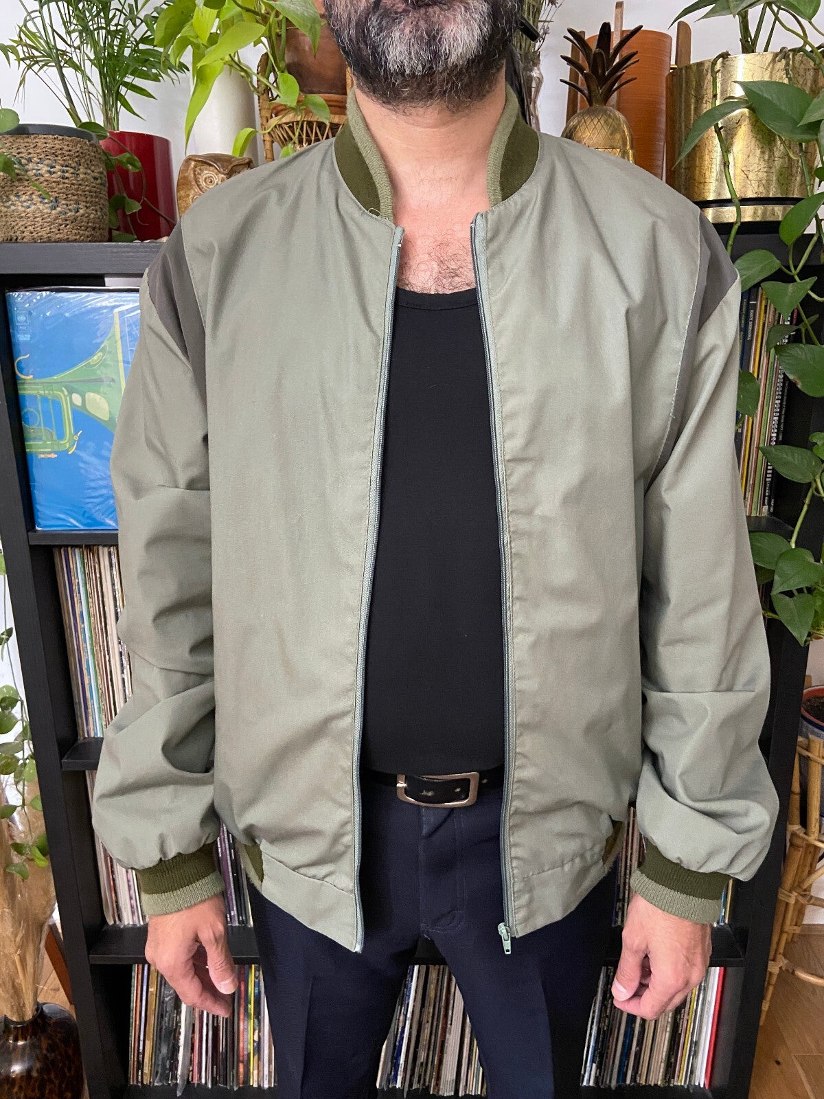 Vintage 1970s Sage Green Sports Jacket