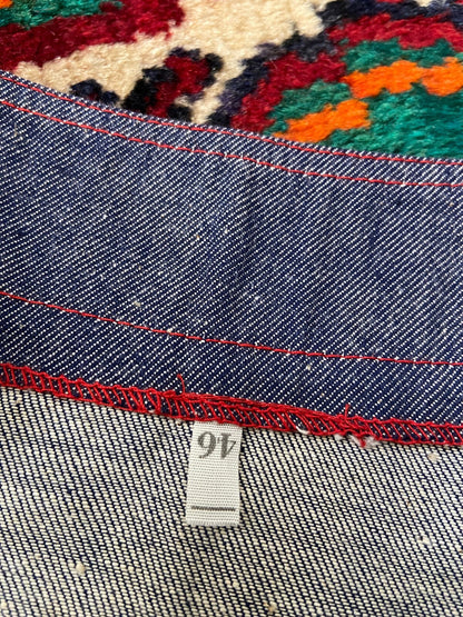 Vintage 1970s Denim A-Line Skirt