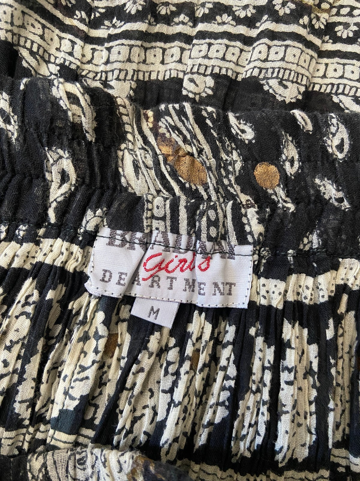 Vintage 90s Bohemian Crinkle Skirt