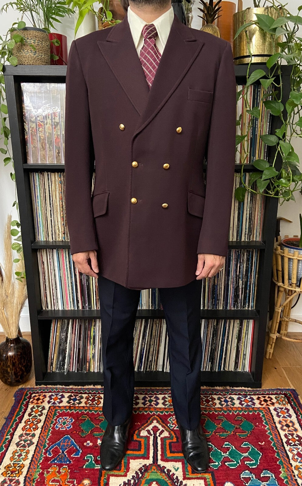 Vintage 1960s Peak Collar Blazer Jacket