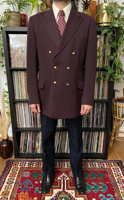 Vintage 1960s Peak Collar Blazer Jacket