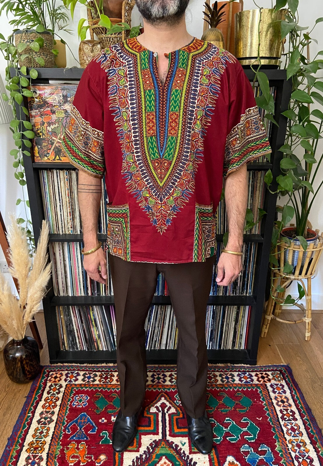 Vintage Dutch Java Print Dashiki