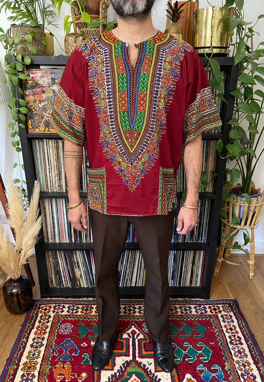 Vintage Dutch Java Print Dashiki