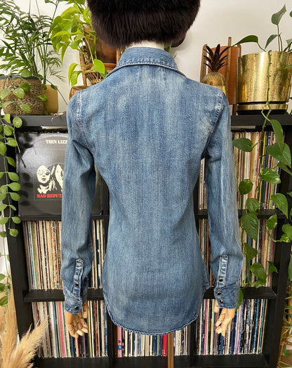 Vintage Y2K Cowgirl Legend Denim Western Shirt