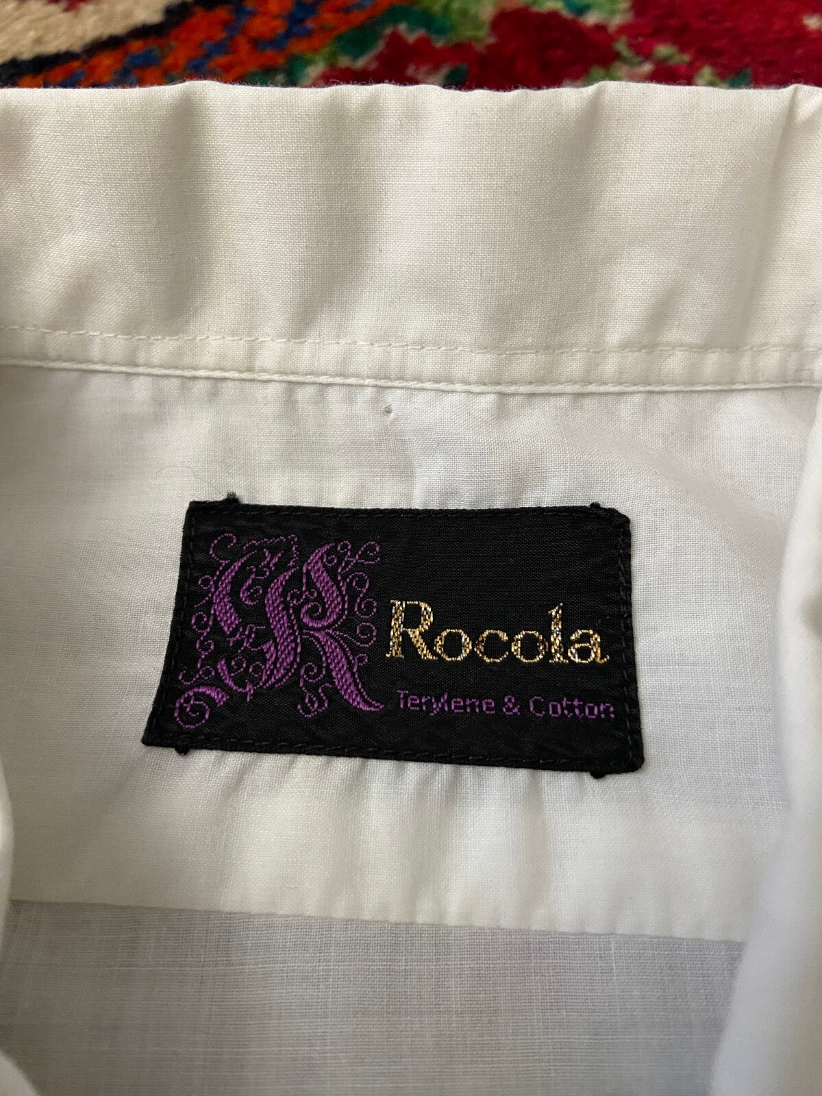 Vintage 1970s Embroidered Dress Shirt