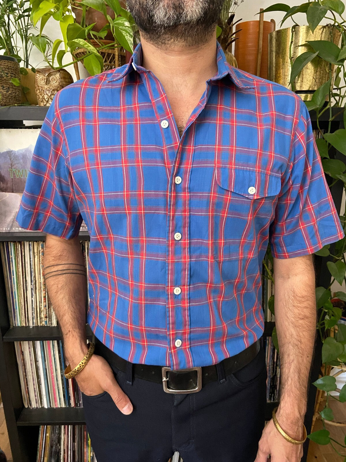 Vintage 90s Hathaway Checked Shirt