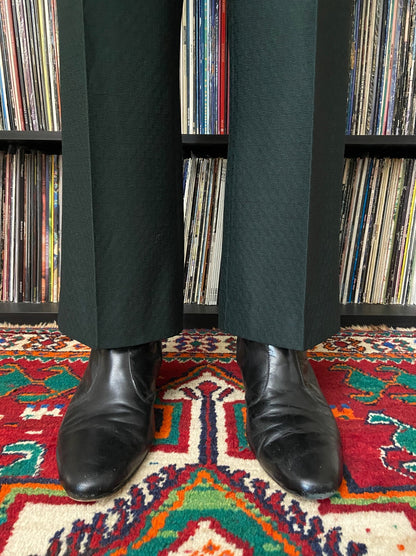 Vintage 1970s Forest Green Bootcut Trousers W34 / L30