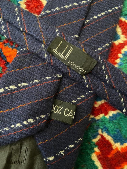 Vintage 1980s Dunhill Cashmere Tie