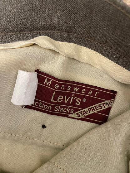 Vintage 1970s Levi's Sta-Prest Action Slacks Trousers W34/L29