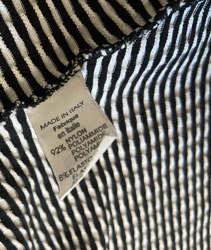 Vintage Italian Black & White Knit Shirt