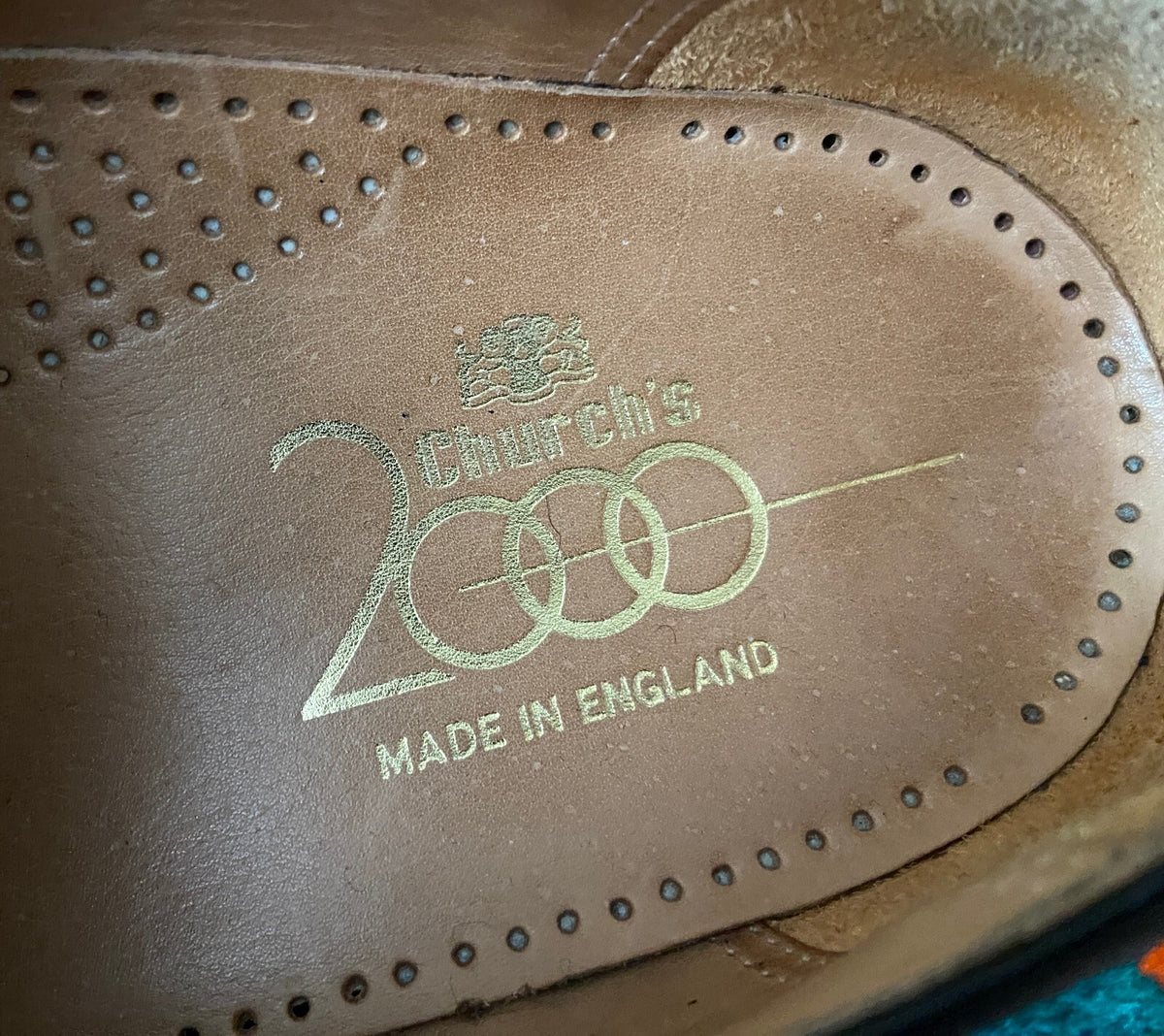Vintage Millennium 2000 Church's Monk Strap Shoes UK 8.5 - 9