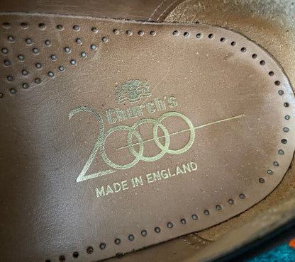 Vintage Millennium 2000 Church's Monk Strap Shoes UK 8.5 - 9