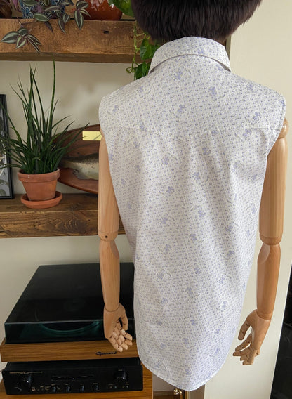 Vintage Y2K Wrangler Sleeveless Western Shirt