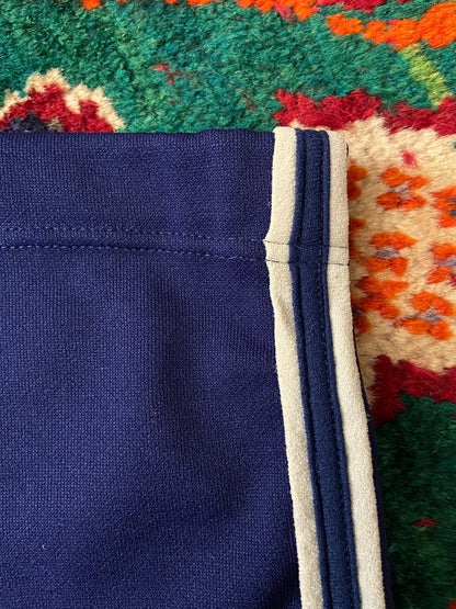 Vintage 1970s Navy & White Running Shorts W32-38
