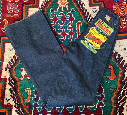 Vintage 1970s Roy Roger's Deadstock Bell Bottom Jeans W25
